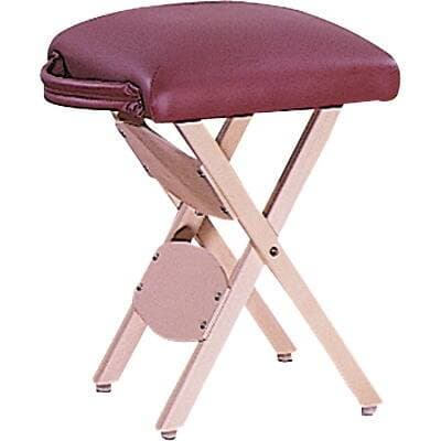 MS03 Handy Stool _wooden folding stool _padded seat